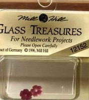 mh-12152 Glass Treasures Very Pet. Flower-Matte Fuschia