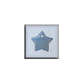 mh-12174 Glass Treasures Small Flat Star-Opal Bright