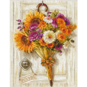 2276 Autumn Umbrella 24x30 cm