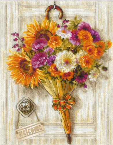 2276 Autumn Umbrella 24x30 cm
