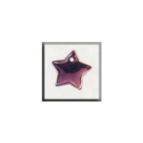 mh-12292 Glass Treasures Small Flat Star Amethyst