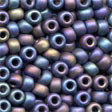 mh-16611 Pony Beads 6/0 Frosted Jewel Tones