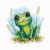 2286 Little frog 15x15 cm