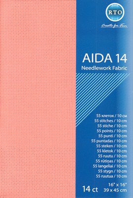 rto-a14-414 Aida 14 count - Lazac 39x45 cm