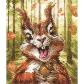 2302 Mogyoró - mókus 15x18 cm