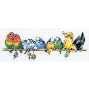 2317 Parrots 40x15 cm
