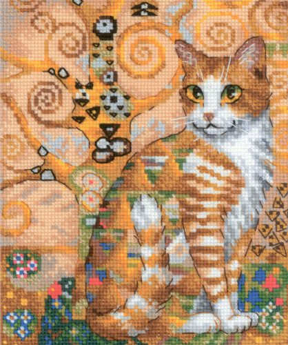 2319 Golden Cat 15x18 cm