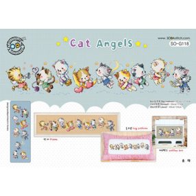 so-g118 Cat Angels - Soda Stitch