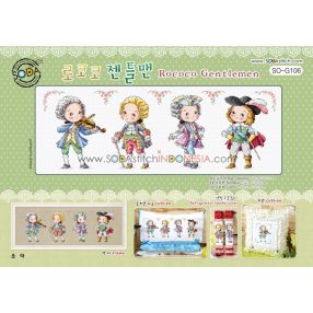 so-g106 Rococo Gentlemen - Soda Stitch