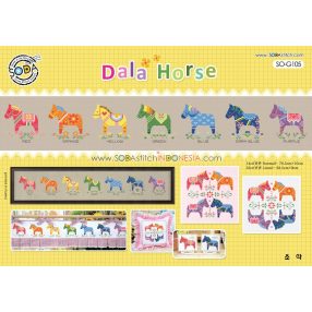 so-g105 Dala Horse - Soda Stitch