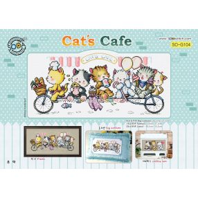 so-g104 Cat's Cafe - Soda Stitch