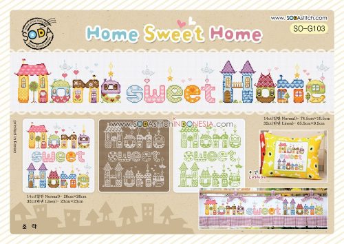 so-g103 Home Sweet Home - Soda Stitch