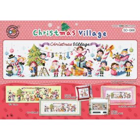 so-g068 Christmas Village - Soda Stitch