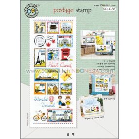 so-g035 The World's Postage Stamp - Soda Stitch