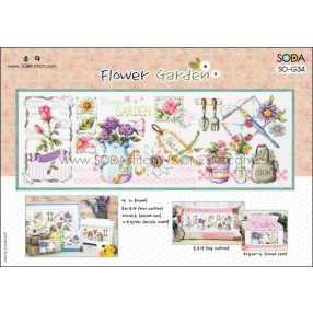 so-g034 Flower Garden - Soda Stitch