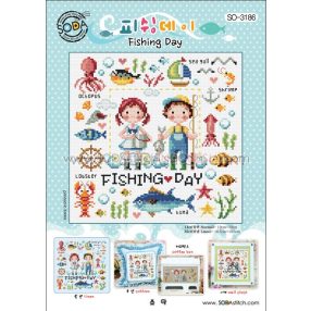 so-3186 Fishing Day - Soda Stitch