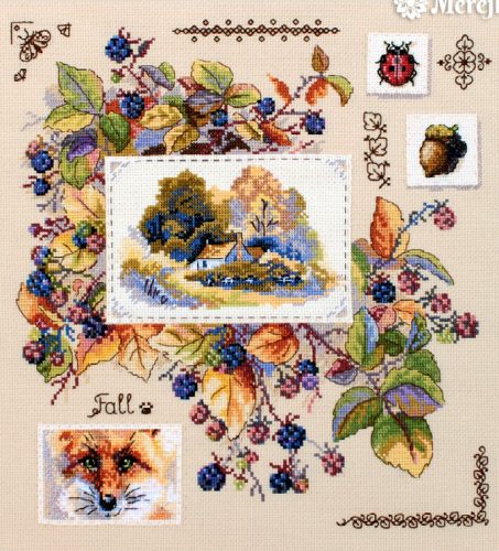 SK131 Őszi Sampler 30x32 cm