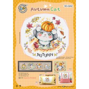 so-3242 Autumn Cat - Soda Stitch