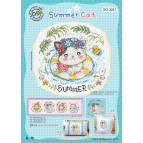 so-3242 Summer Cat - Soda Stitch
