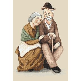 10159 Grandma and grandpa 25x36 cm