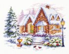 ci-110-041 Winter house 20x17 cm
