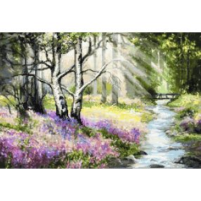 10161 Spring forest 57x39 cm