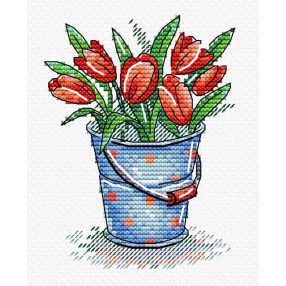 SM377 Tulip Freshness 11x8 cm