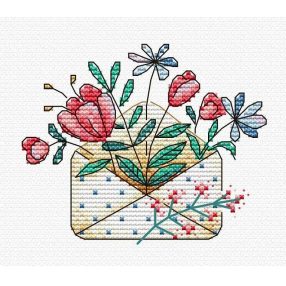 SM375 Flower Letter 8x10 cm