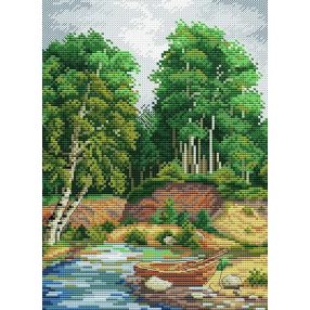 SM132 On the River Bank 25x18 cm