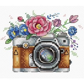 SV255 Virágos fényképezőgép 9x12 cm