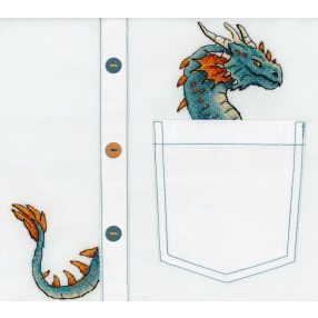 SV252 Sárkány 7x8 cm