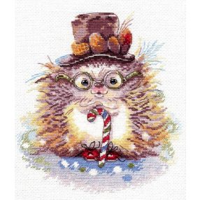 S1179 Hedgehog Gentleman 21x19 cm (Kifutó)