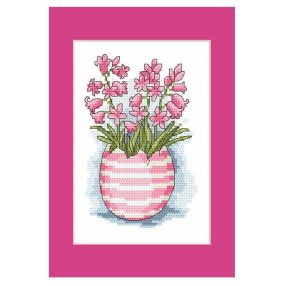 ZU10205-02 Postcard with scilla 15x21 cm