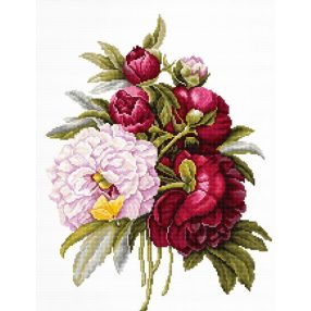 B2354 Bazsarózsa csokor 20x26,5 cm