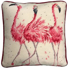THD24 Pink Ladies Tapestry 36x36 cm