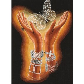 SANH-04 Chrystal Butterfly 31x40 cm