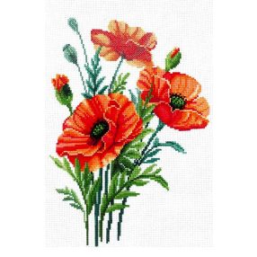SANM-34 Poppy Flowers 24x32 cm