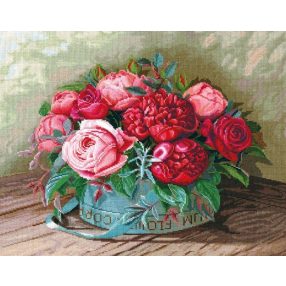 SANP-36 Peonies And Roses 44x35 cm