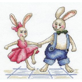 SANZ-40 Bunnies Rock-N-Roll 14,5x14 cm