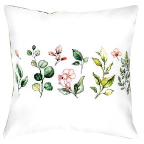 PB201 Virágos párna 40x40 cm