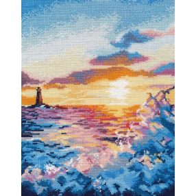 S1182 Sunset at the Sea 26x20 cm (Kifutó)