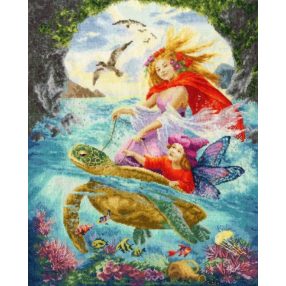 f036 Tengeri tündérek 41,5x33 cm