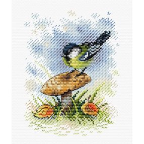 SM389 On the Mushroom Forest Edge 16x12 cm