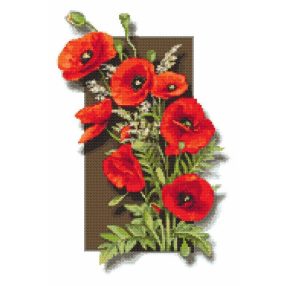 Z10173 Delicate poppies 26x37 cm