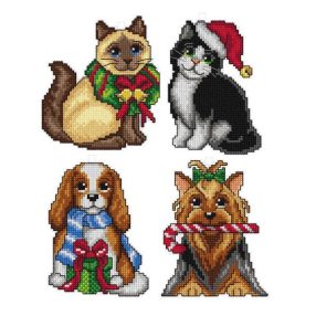 SA7661 Festive pets 9x12 cm