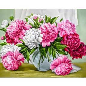 WD2352 Vibrant Peonies 48x38 cm