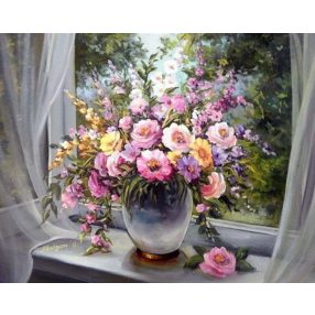 WD006 Window Bouquet 48x38 cm