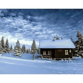 WD106 Valley of Snow 48x38 cm