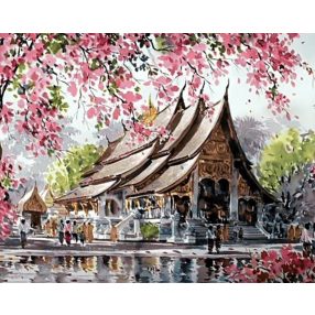 WD129 Pagoda 48x38 cm