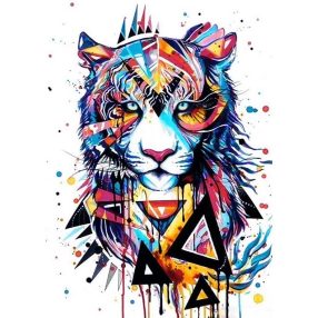 WD218 Magic Tiger 27x38 cm